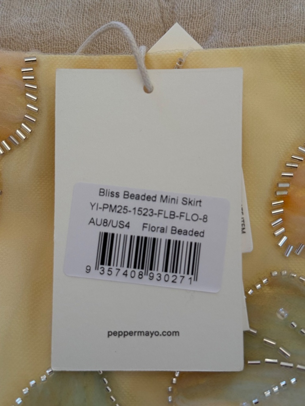 Peppermayo Bliss Beaded Mini Skirt - Picture 5 of 5